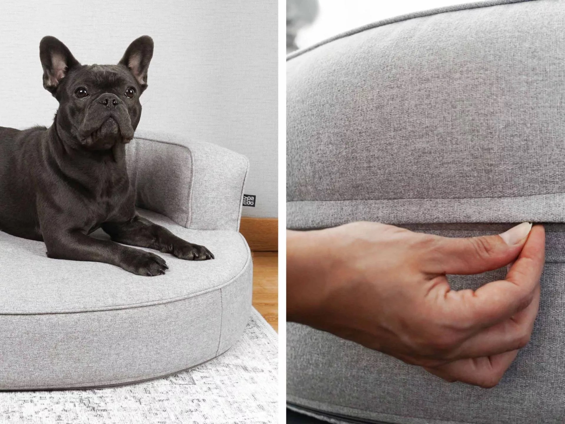 mypado Atlanta Silver: Das luxuriöse Hundebett für erholsamen Schlaf